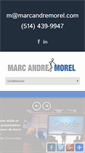 Mobile Screenshot of marcandremorel.com